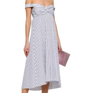 NWT! A.L.C off the shoulder dress